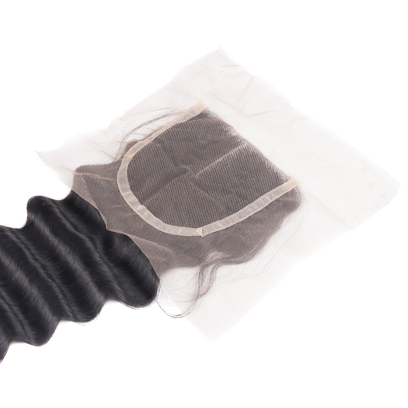 Virgin Hair Deep Wave 4x4 5x5 6x6 7x7 Transparent Lace Closure - 图片 6